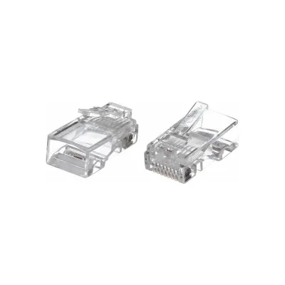 Коннекторы VCOM RJ-45 /8P8C/ для UTP кабеля, 5 категории / упаковка 100 шт./ VNA2200-1/100