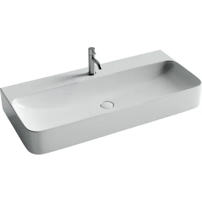 Умывальник Ceramicanova AURA с 1 отверстием для смесителя, без перелива 1000_470_135мм CN2007
