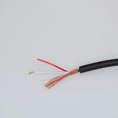 Кабель микрофонный Pro Legend 2х0,11мм², ø 5мм, 1 экран, черный, 1м PL3143_1