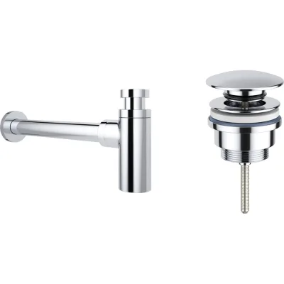 Сифон для раковины с донным клапаном Wellsee Drainage System 182104003