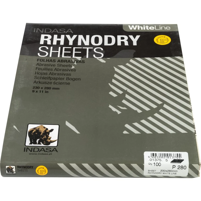 Лист RHYNODRY (100 шт; 230х280 мм; Р280) INDASA 01375