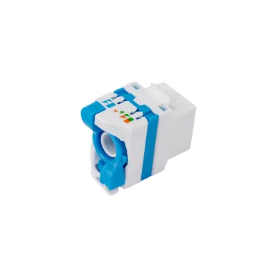 Вставка LANMASTER Keystone Tooless, RJ-45, категория 5e, белая, без инструмента, LAN-TK45U5E/180-WH