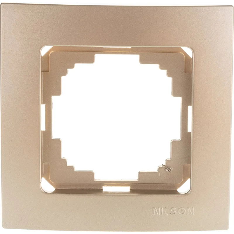 Рамка NILSON одноместная золото Touran metallic 24150091