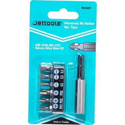 Набор насадок с магнитным держателем 7 шт Jettools W-0407