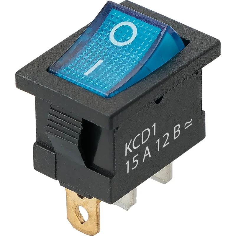 ΠΡΠΊΠ»ΡΡΠ°ΡΠ΅Π»Ρ ΠΊΠ»Π°Π²ΠΈΡΠ½ΡΠΉ TDM ELECTRIC KCD1-101N 12Π AC/DC, 1P, 15Π, (3Ρ), ON-OFF, ΡΠ΅ΡΠ½ΡΠΉ ΠΊΠΎΡΠΏΡΡ, ΡΠΈΠ½ΡΡ ΠΊΠ»Π°Π²ΠΈΡΠ°, LED, Mini TDM SQ0746-0132