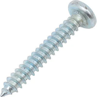 Саморез ZAMETAL 4,8х32 с полукруг. гол., крест шлиц, DIN 7981, оц., 250 шт. ZA101821