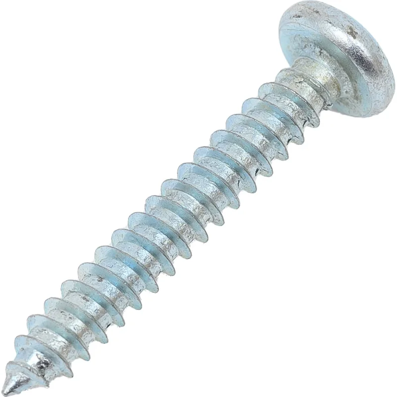 Саморез ZAMETAL 4,8х32 с полукруг. гол., крест шлиц, DIN 7981, оц., 250 шт. ZA101821