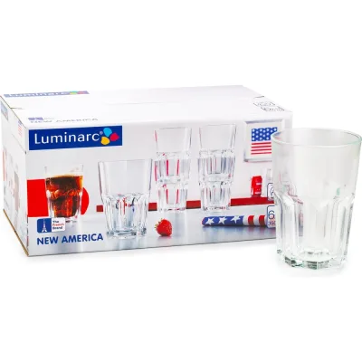 Набор стаканов LUMINARC НОВАЯ АМЕРИКА 6 шт., 350 мл, высокие J2889