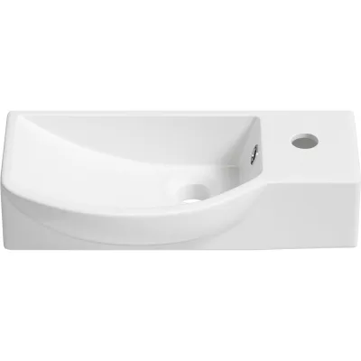 Настенная или накладная раковина Lavinia Boho Bathroom Sink, рукомойник 45х24 см, с отверстием 33311033