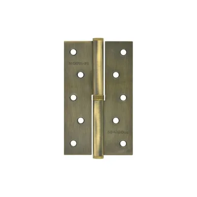 Петля НОРА-М 750-5" брон.покр. левая 2,5 мм №2 11626