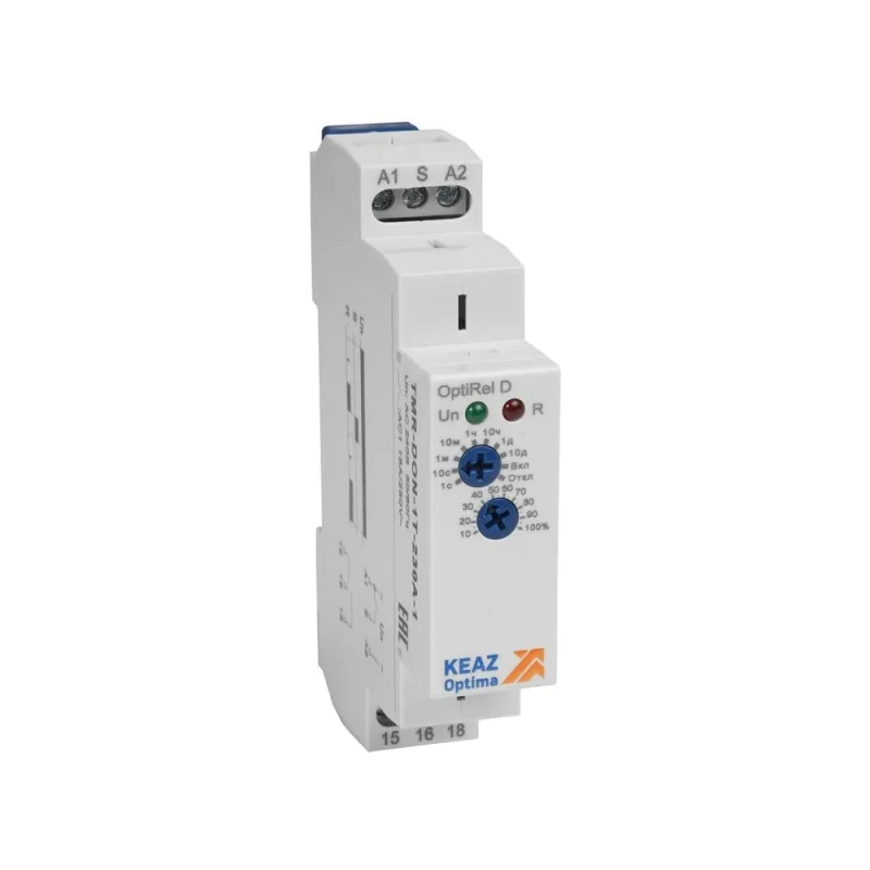 Реле времени КЭАЗ OptiRel D TMR-DON-1T-230A-1 задержка включения 16А 1СО 230АС 332006