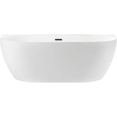Пристенная акриловая ванна Wellsee Belle Spa 2.0 170x80 см в наборе 4 в 1 235901003