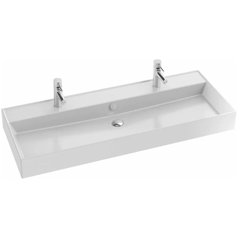Керамическая раковина Jacob Delafon VIVIENNE 120х46 см, белая EXBK112-00 00000089442