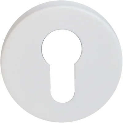 Накладка для ц/м Стандарт INOX 0200 WHITE белая, нержавеющая сталь 15545