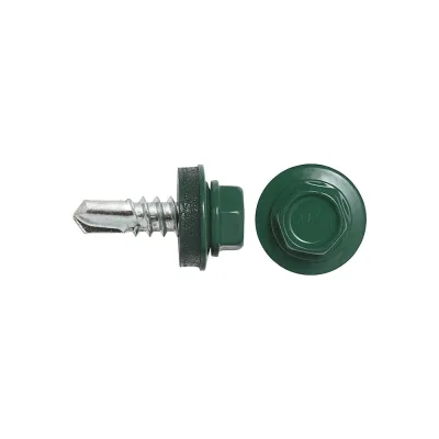 Кровельный саморез SWFS RAL-6005, ZP, 4.8х51 мм, 200 шт., контейнер тов-091255