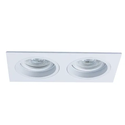Светильник встраиваемый GU10 поворотный белый 70 Вт IP20 Arte Lamp Tarf (A2178PL-2WH)