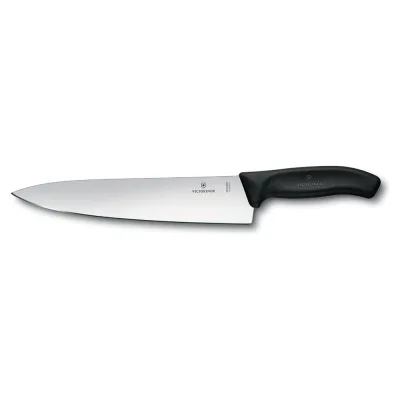Разделочный нож Victorinox SwissClassic лезвие 25 см, чёрный 6.8003.25B