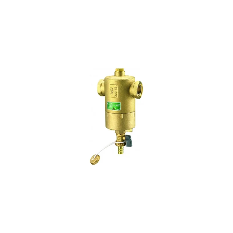 Грязеуловитель FAR 3/4", с магнитом, сливной кран, верхнее отверстие 1/2" FA 2205 34