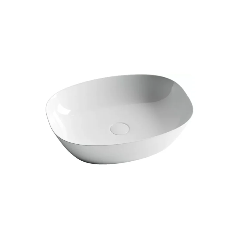Накладной умывальник чаша Ceramicanova Element овальная, 500х380х140 мм CN5005