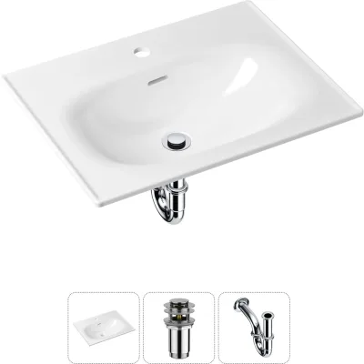 Врезная раковина для ванной Lavinia Boho Bathroom Sink в комплекте 3 в 1 21520433