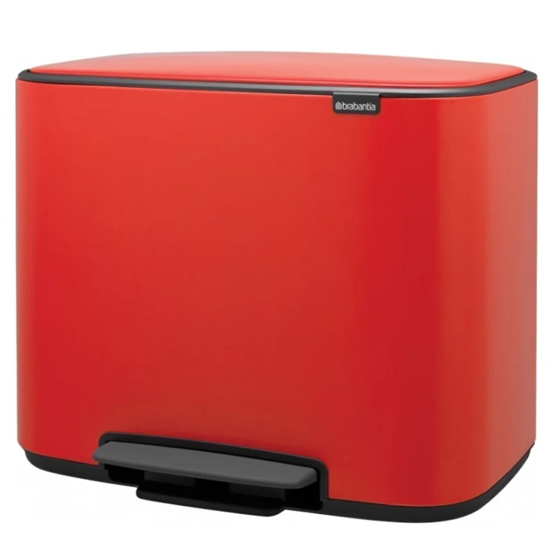 ΠΠ΅Π΄ΡΠΎ Π΄Π»Ρ ΠΌΡΡΠΎΡΠ° Brabantia Bo Pedal Bin Ρ ΠΊΡΡΡΠΊΠΎΠΉ 36 Π» ΠΌΠ΅ΡΠ°Π»Π» ΠΊΡΠ°ΡΠ½ΠΎΠ΅ Ρ ΠΏΠ΅Π΄Π°Π»ΡΡ