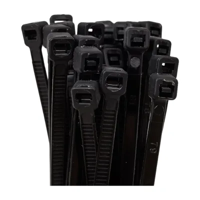 Нейлоновые стяжки FORTISFLEX HCC easyfix 4x150 мм,  черный, 100 шт. 87781