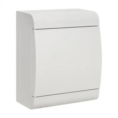 Щит распределительный навесной EKF SlimBox PROxima ЩРН-П-6 пластиковый IP41 198х156х94 мм 6 модулей белая дверь (sb-n-6w)