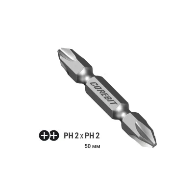 Бита 2Х COREBIT Ph2xPh2, 50 мм, 10 шт, бокс NOX 341702