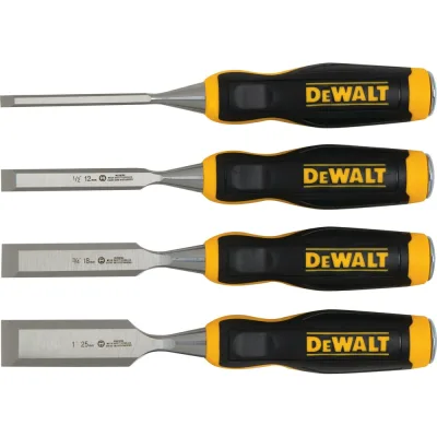 Набор стамесок DEWALT 4 шт, 6, 12, 18, 25 мм DWHT0-16063