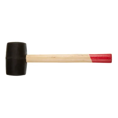 Киянка резиновая Hesler 400 г деревянная ручка (6821650/45355/RB01-400)