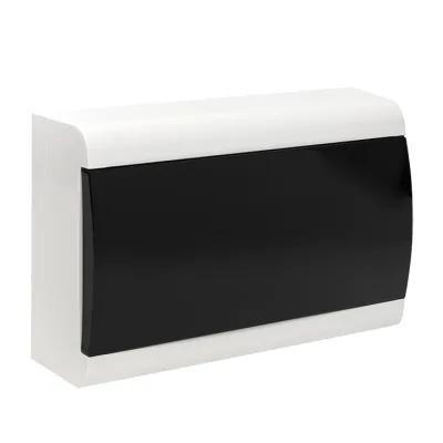 Щит распределительный навесной EKF SlimBox PROxima ЩРН-П-18 пластиковый IP41 201,5х373,5х99,5 мм 18 модулей прозрачная дверь серый (sb-n-18)