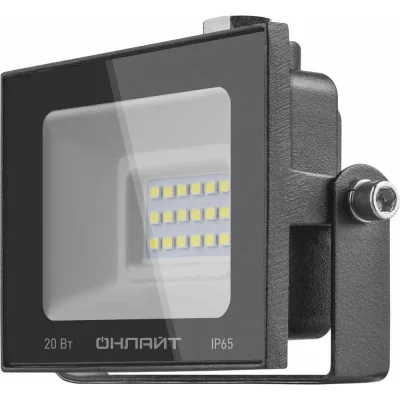 Светильник ОНЛАЙТ OFL-20-6K-BL-IP65-LED 61949