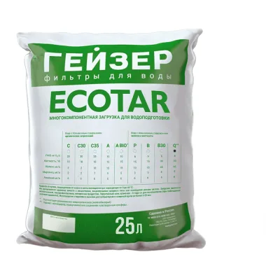 Мультикомпонентная загрузка Гейзер Экотар Q, 25л 40352