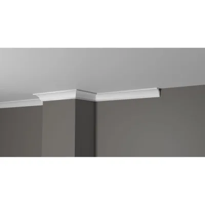 Потолочный карниз Decor-Dizayn ударопрочный влагостойкий под покраску 30Х30Х2000 мм DD37