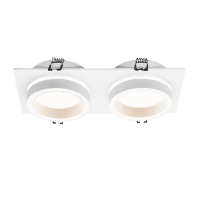 Светильник встраиваемый под лампу GX53 белый 20 Вт IP20 Wolta Luce (WDL-GX53/06W-02)