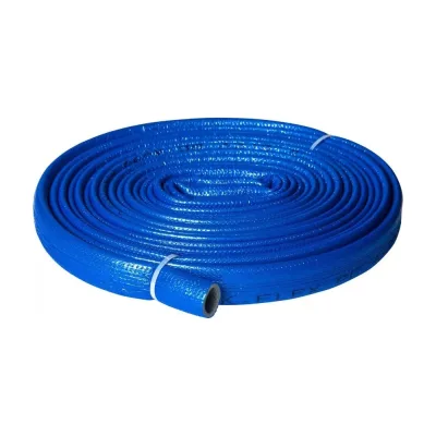 Теплоизоляция для труб K-FLEX PE COMPACT в синей оболочке 22/6 бухта 10м R060222103PE0CB