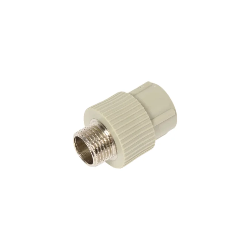 Комбинированная муфта TEBO PPR 20x1/2" НР серый 031023602