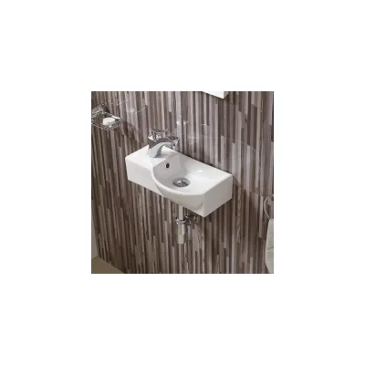 Раковина подвесная Weltwasser WW AISBACH 7940 GL-WT L глянцевая белая, 400x220x120 мм 10000008686