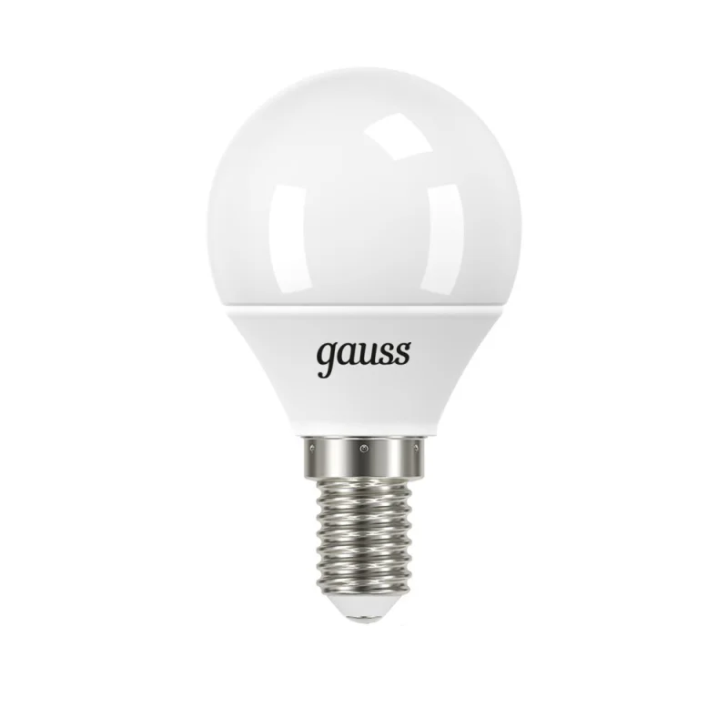 Лампа светодиодная Gauss E14 6500К 6,5 Вт 550 Лм 175-240 В шар тонированная