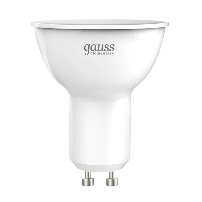 Лампа светодиодная Gauss GU10 4100К 11 Вт 850 Лм 180-240 В софит матовая
