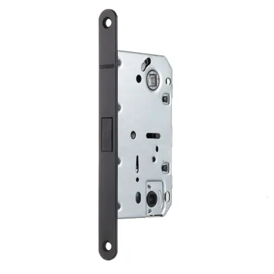 Замок врезной магнитный Fuaro MAGNM96WC-50 BL для межкомнатной двери под фиксатор черный