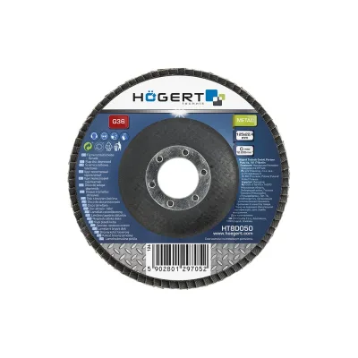 Круг шлифовальный лепестковый (125x22.4 мм; G36) HOEGERT TECHNIK HT8D050
