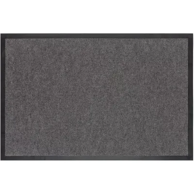 Грязезащитный коврик РемоКолор Ребро ПВХ, полиэстер, серый, 40x60 см 70-1-464