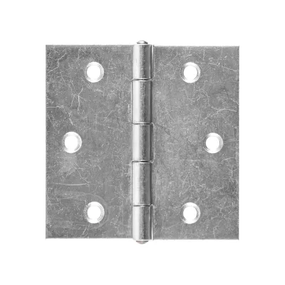 Прямая петля VORMANN 60х60х1,4 мм, оцинкованная, латунный штифт 00503 060 Z
