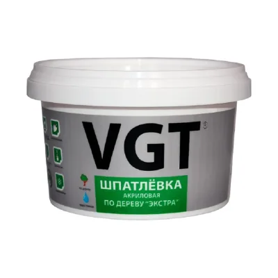 Шпаклевка по дереву VGT Экстра (дуб; светло-серый; 0.3 кг) 11606596