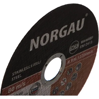 Диск отрезной Inox 125x1x22.2 мм NORGAU 083305125