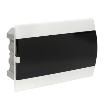 Щит распределительный встраиваемый EKF SlimBox PROxima ЩРВ-П-18 пластиковый IP41 230х395х100 мм 18 модулей прозрачная дверь серый (sb-v-18)