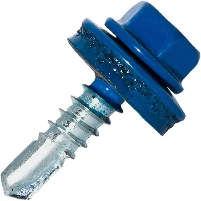 Саморез кровельный по дереву HARDWEX ТМ HWX2-W-P5-4.8x19 мм, св.№1, RUSPERT, RAL 5005, 250 5190024093098