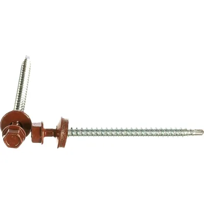 Кровельный саморез Kenner 4,8х70 RAL3009 оксидно-красный 100шт ск703009ф