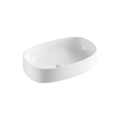 Накладной умывальник чаша Ceramicanova Element овальная, 540х350х145 мм CN5023